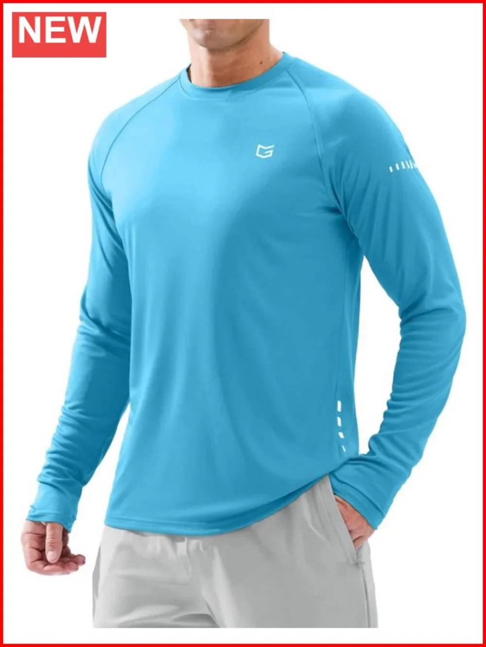 UPF 50+ Long Sleeve Rash Guard Shirt - Sun Protection Athletic